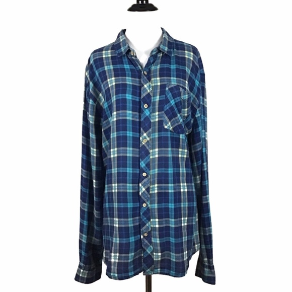 Forever 21 Other - Men's Forever 21 Classic Blue Flannel Shirt XLarge